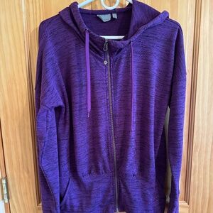 Athleta Space Dye Hoody Sweatshirt